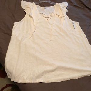 New Cream Tank Top